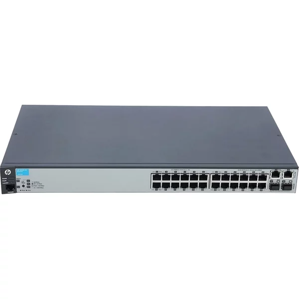 Hp J9623-61001 | Aruba 2620 Series 2620-24 24 X 10/100Base-Tx RJ-45 And 2 X 10/100/1000Base-T RJ-45 And 2 X Sfp (Mini-Gbic) Ports Layer 3 Managed Network Fast Ethernet Network Switch-image