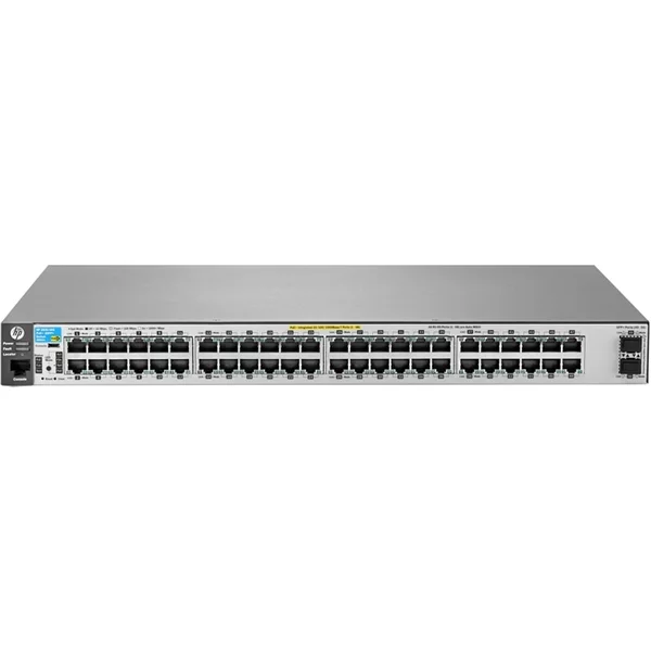 Hp J9853-61001 | Procurve 2530 Series 2530-48G-Poe+-2Sfp+ 48 X RJ-45 Ports Poe+ 10/100/1000Base-T + 2 X Sfp+ Ports Layer 2 Managed Rack-Mountable Gigabit Ethernet Network Switch-image