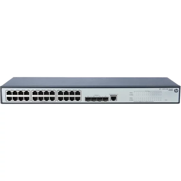 Hp JE006A | Officeconnect 1910 Series 1910-24G 24 X RJ-45 10/100/1000Base-T And 4 X Sfp (Mini-Gbic) Ports Layer 3 Managed Gigabit Ethernet Network Switch-image
