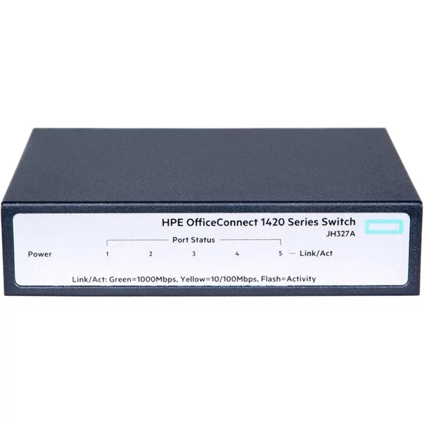Hp JH327A#ABA | Officeconnect 1420 Series 1420-5G 5 X 10/100/1000Base-T RJ-45 Ports Layer 2 Unmanaged Gigabit Ethernet Network Switch-image