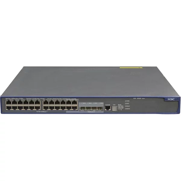 Hp JD371A#ABA | 5500 Series 5500-24G-Poe+-4Sfp 24 X RJ-45 Ports Poe+ 10/100/1000Base-T + 4 X Sfp Ports Layer 3 Managed 1U Rack-Mountable Gigabit Ethernet Network Ei Switch-image