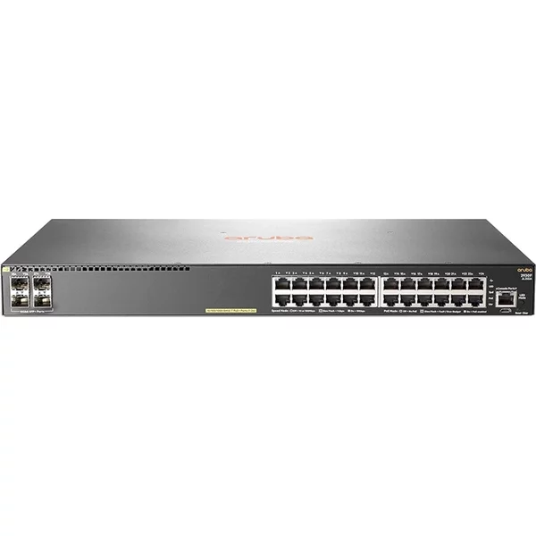 Hp JL255A | Aruba 2930F Series 2930F 24G Poe+ 4SFP+ 24 X RJ-45 Poe+ 10/100/1000Base-T And 4 X Sfp+ Ports Layer 3 Managed Gigabit Ethernet Network Switch-image
