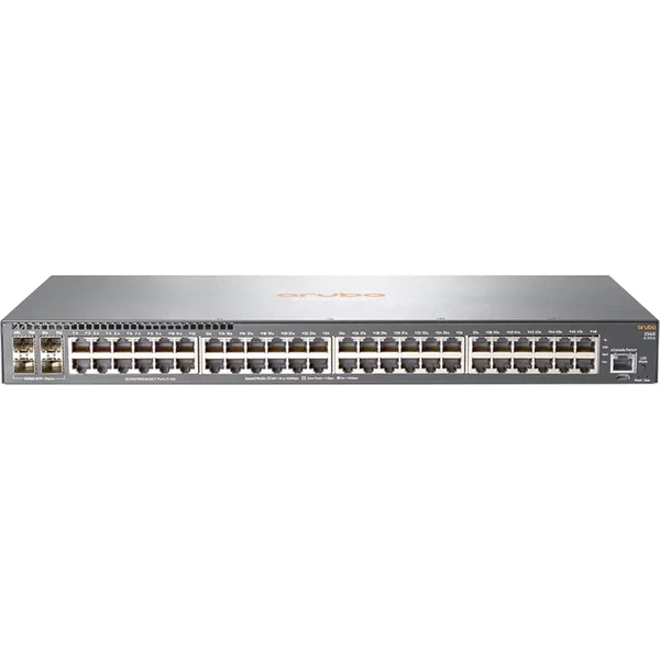 Hp JL355A#ABA | Aruba 2540 Series 2540 48G 4SFP+ 48 X RJ-45 10/100/1000Base-T And 4 X Sfp+ Ports Layer 2 Managed Gigabit Ethernet Network Switch-image