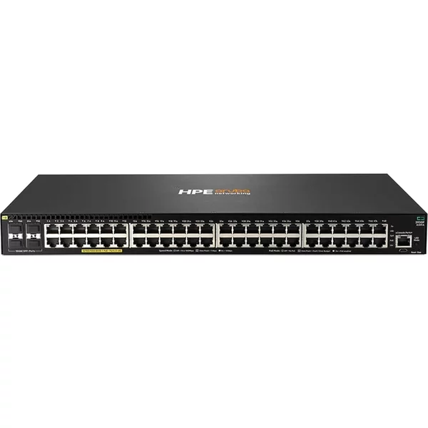 Hp JL559A#ABA | Aruba 2930F Series 2930F 48G Poe+ 4SFP+ 740W 48 X RJ-45 Poe+ 10/100/1000Base-T And 4 X Sfp+ Ports Layer 3 Managed Gigabit Ethernet Network Switch Taa-Compliant-image