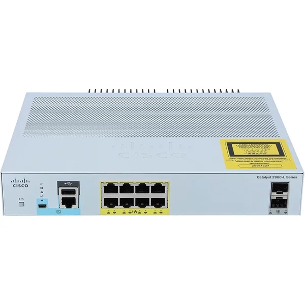 Cisco WS-C2960L-8PS-LL= | Catalyst 2960-L Series C2960L-8PS 8 X RJ-45 Ports Poe+ 10/100/1000Base-T + 2 X Sfp Ports Layer 2 Managed Gigabit Ethernet Network Switch-image