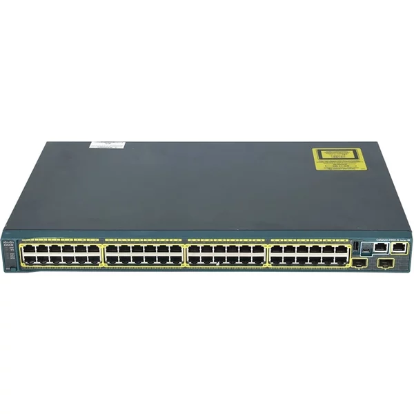Cisco WS-C2960S-48TS-S-RF | Catalyst 2960S Series 2960S-48TS 48 X RJ-45 Ports 10/100/1000Base-T + 4 X Sfp Ports Layer 2 Managed Rack-Mountable Gigabit Ethernet Network Switch-image
