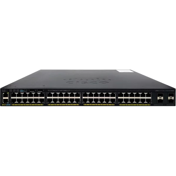 Cisco WS-C2960X-48TS-L | Catalyst 2960X Series 2960X-48TS 48 X RJ-45 Ports 10/100/1000Base-T + 4 X Sfp Ports Layer 3 Managed 1U Rack-Mountable Gigabit Ethernet Network Switch-image