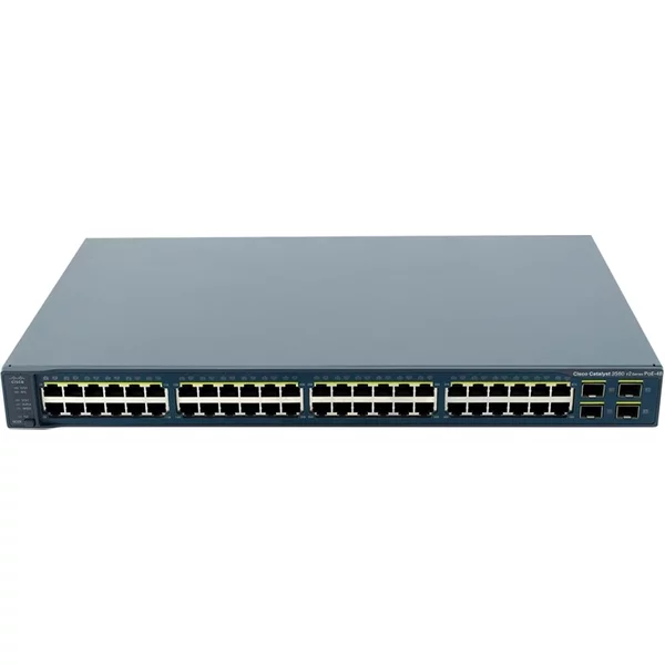 Cisco WS-C3560V2-48PS-SM-RF | Catalyst 3560 Series C3560V2-48PS 48 X RJ-45 Ports Poe+ 10/100Base-Tx + 4 X Sfp Ports Layer 3 Managed Rack-Mountable Fast Ethernet Network Switch-image