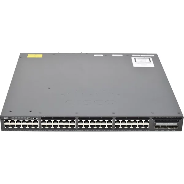 Cisco WS-C3650-48PS-S= | Catalyst 3650 Series 3650-48PS 48 X RJ-45 Ports Poe+ 10/100/1000Base-T + 4 X Sfp Uplink Ports Layer 3 Managed 1U Rack-Mountable Gigabit Ethernet Network Switch-image