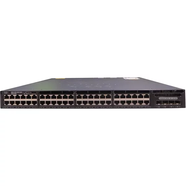 Cisco WS-C3650-48TD-L= | Catalyst C3650 Series 3650-48TD 48 X RJ-45 Ports 10/100/1000Base-T + 2 X Sfp+ Uplinks Ports Layer 3 Managed Rack-Mountable Gigabit Ethernet Network Switch-image