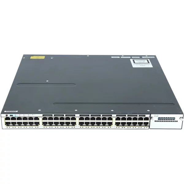 Cisco WS-C3750X-48PF-S= | Catalyst 3750-X Series C3750X-48P 48 X RJ-45 Ports Poe+ 10/100/1000Base-T Layer 2 Managed Rack-Mountable Stackable Gigabit Ethernet Network Switch-image