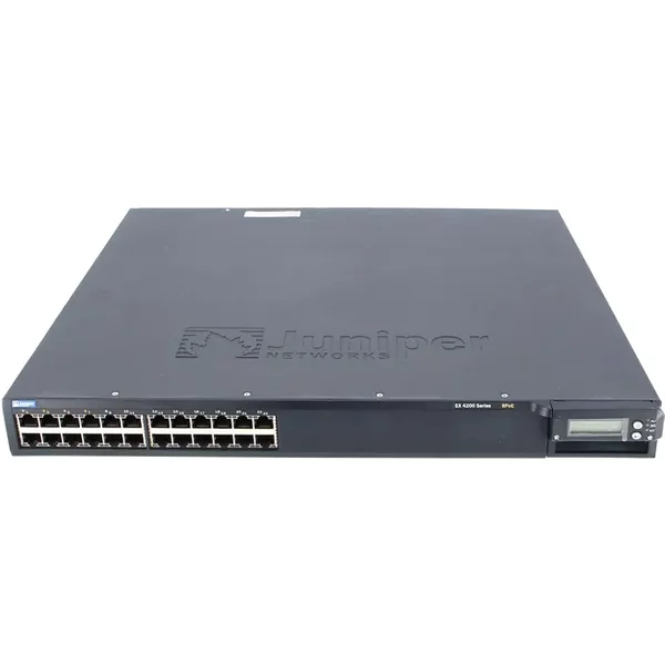 Juniper EX4200-24T | EX4200 Series 16 X RJ-45 Ports 10/100/1000Base-T + 8 X RJ-45 Poe Ports Layer 3 Managed 1U Rack-Mountable Stackable Gigabit Ethernet Network Switch-image