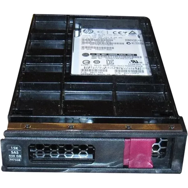 HP 797538-001 | 450GB 15000RPM SAS 12Gb/S Hot-Pluggable SFF 2.5-Inch Hard Drive For Proliant Gen10/Gen10+/Gen11 Servers-image