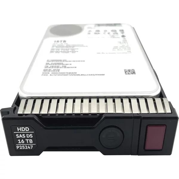 HP P25247-001 | 16TB 7200RPM SAS 12Gb/S Hot Swap (512E) 3.5-Inch Internal Hard Drive With Smart Carrier-image