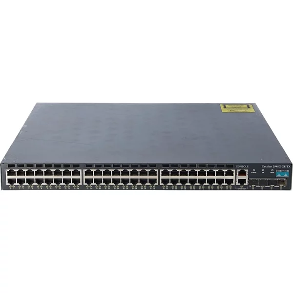 Cisco WS-C2948G-GE-TX-RF | Catalyst 2948G 48 X RJ-45 Ports 10/100Base-Tx + 2 X Uplink Gbic Slots Layer 3 Managed Rack-Mountable Fast Ethernet Network Switch-image