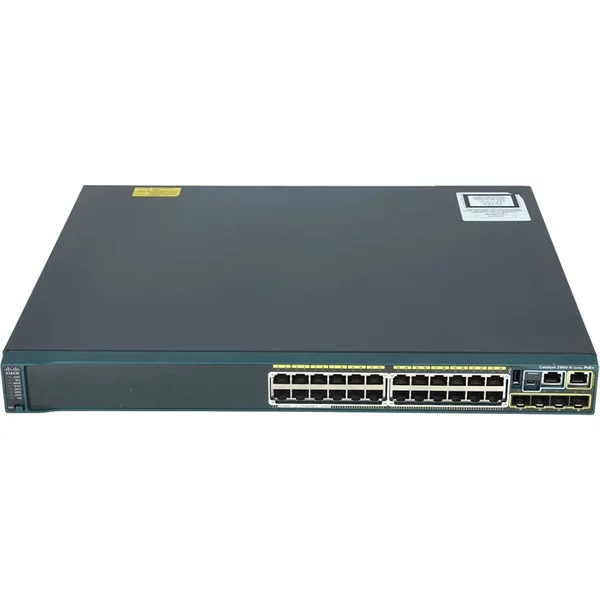 Cisco WS-C2960S-24PS-L= | Catalyst 2960S Series 2960S-24PS 24 X Poe+ Ports 10/100/1000Base-T + 4 X Sfp Ports Layer 2 Managed 1U Rack-Mountable Gigabit Ethernet Network Switch-image
