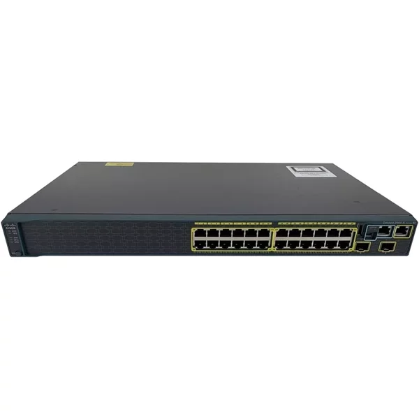 Cisco WS-C2960S-24TS-S | Catalyst 2960S Series 2960S-24TS 24 X Ports 10/100/1000Base-T + 2 X Sfp Ports Layer 2 Managed 1U Rack-Mountable Gigabit Ethernet Network Switch-image