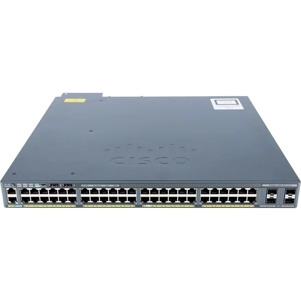 Cisco WS-C2960XR-48FPS-I | Catalyst 2960XR Series 2960XR-48FPS 48 X RJ-45 Ports Poe+ 10/100/1000Base-T + 4 X Sfp Ports Layer 3 Managed 1U Rack-Mountable Gigabit Ethernet Network Switch-image