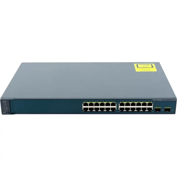 Cisco WS-C3560V2-24PS-E-RF | Catalyst 3560 Series C3560V2-24PS 24 X RJ-45 Ports Poe+ 10/100Base-Tx + 2 X Sfp Ports Layer 3 Managed 1U Rack-Mountable Fast Ethernet Network Switch-image
