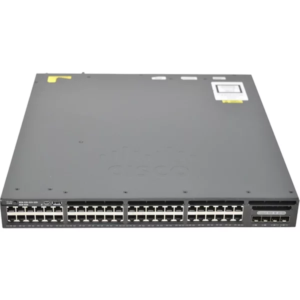 Cisco WS-C3650-48TD-E | Catalyst C3650 Series 3650-48TD 48 X RJ-45 Ports 10/100/1000Base-T + 2 X Sfp+ Uplinks Ports Layer 3 Managed Rack-Mountable Gigabit Ethernet Network Switch-image