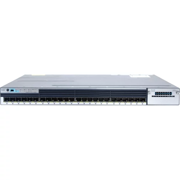 Cisco WS-C3750X-24S-S-RF | Catalyst 3750-X Series C3750X-24S 24 X Sfp Ports 1000Base-X Layer 3 Managed 1U Rack-Mountable Gigabit Ethernet Stackable Network Switch-image