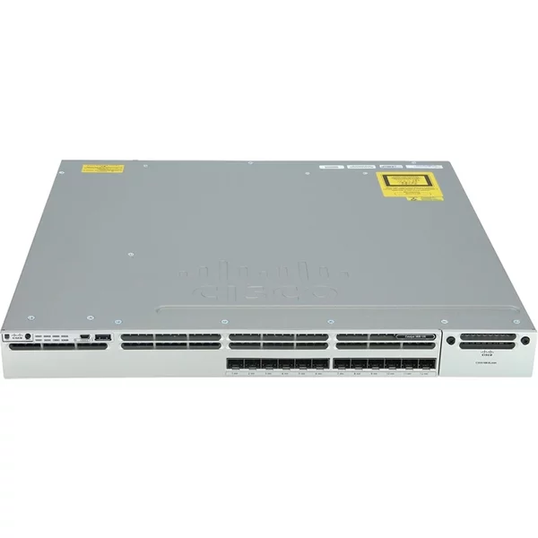 Cisco WS-C3850-12S-E | Catalyst 3850 Series C3850-12S 12 X Sfp Ports 1000Base-X Layer 3 Managed 1U Rack-Mountable Stackable Gigabit Ethernet Network Switch-image