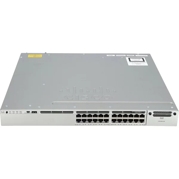 Cisco WS-C3850-24T-L= | Catalyst 3850 Series C3850-24T 24 X RJ-45 Ports 10/100/1000Base-T Layer 3 Managed 1U Rack-Mountable Gigabit Ethernet Network Switch-image