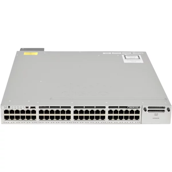 Cisco WS-C3850-48UW-S | Catalyst 3850 Series C3850-48U 48 X RJ-45 Ports Upoe 10/100/1000Base-T Layer 3 Managed Rack-Mountable Stackable Gigabit Ethernet Network Switch-image