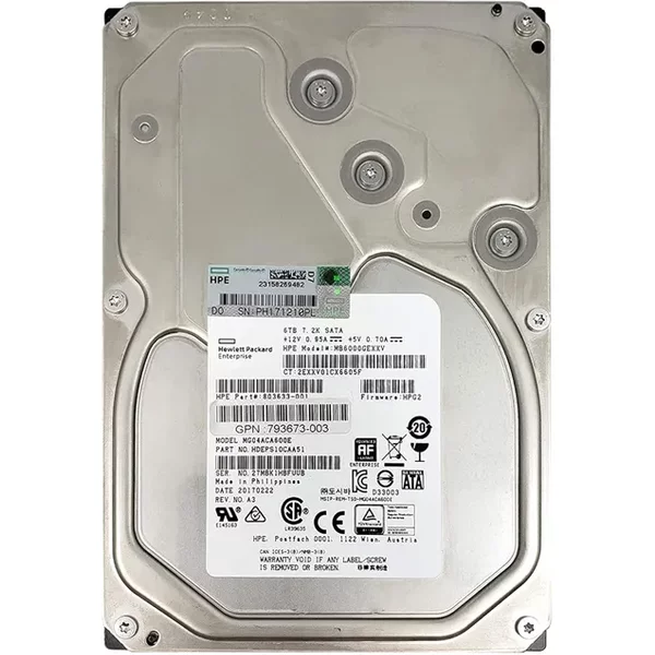 Toshiba MG04ACA600E | Enterprise Capacity MG04 Series 6TB 7200RPM Sata 6Gb/S 128MB Cache 3.5-Inch Nearline Hard Drive-image