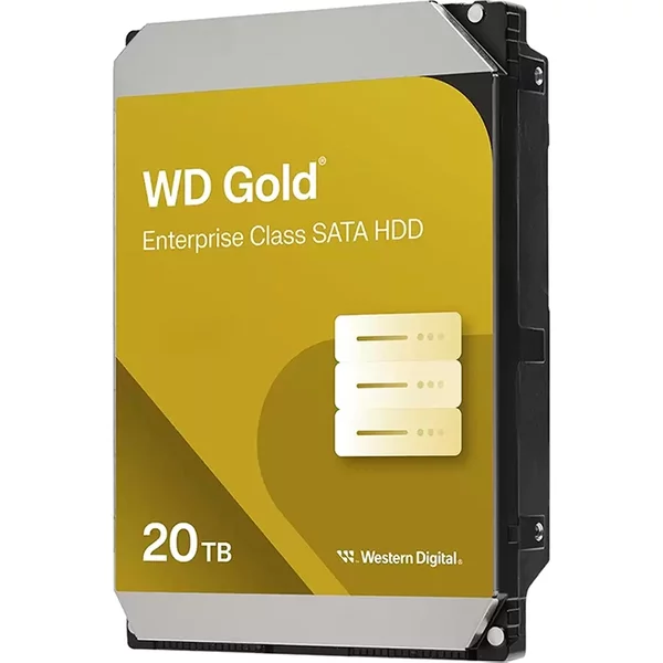 Western Digital WD203KRYZ | Gold Helium 20TB 3.5-Inch 6Gb/S Sata 7200RPM 512MB Cache 512E Enterprise Class Hard Drive-image