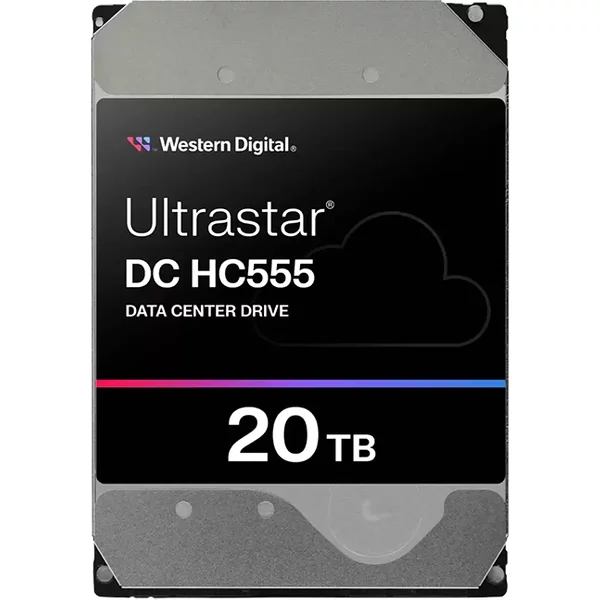Western Digital 0B48724 | Ultrastar DC HC555 20TB 3.5-Inch 6Gb/S Sata 7200RPM 512MB Cache 512E/4Kn SE Data Center Hard Drive-image