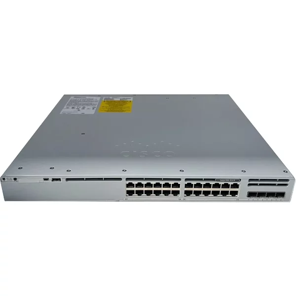 Cisco C9300L-24T-4G-E | Catalyst 9300 Series C9300L-24T-4G 24 X Ports 10/100/1000Base-T + 4 X Sfp Uplink Ports Layer 3 Managed 1U Rack-Mountable Gigabit Ethernet Network Switch-image