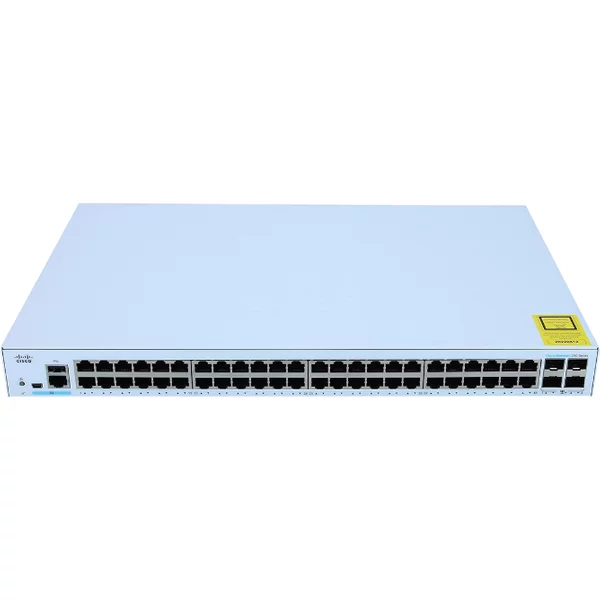 Cisco CBS250-48T-4G-NA | Business 250 CBS250-48T-4G 48 X Ports Poe+ 10/100/1000Base-T + 4 Sfp Ports Layer 2 Managed Rack-Mountable Gigabit Ethernet Network Switch-image