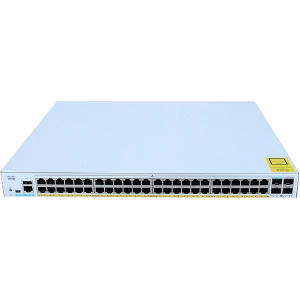 Cisco CBS350-48FP-4X-NA | Business 350 Series CBS350-48FP-4X 48 X RJ-45 Ports Poe+ 10/100/1000Base-T 4 X Sfp+ Ports Layer 3 Managed Rack-Mountable Gigabit Ethernet Network Switch-image
