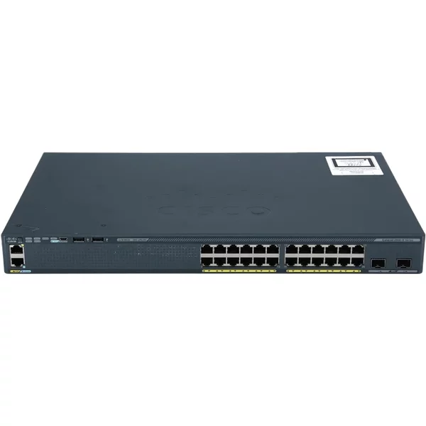 Cisco WS-C2960X-24TS-LL | Catalyst 2960X Series 2960X-24TS-LL 24 X Ports 10/100/1000Base-T + 2 X Sfp Ports Layer 3 Managed 1U Rack-Mountable Gigabit Ethernet Network Switch-image