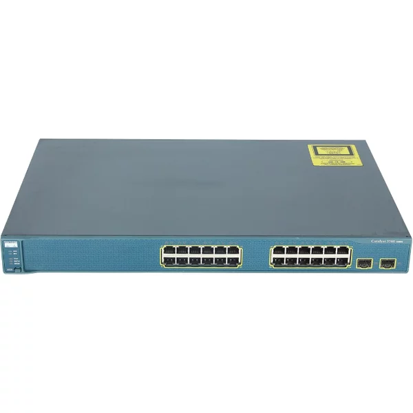 Cisco WS-C3560-24TS-E-V02 | Catalyst 3560 Series C3560-24TS 24 X RJ-45 Ports 10/100Base-Tx + 2 X Sfp Ports Layer 3 Managed 1U Rack-Mountable Fast Ethernet Network Switch-image