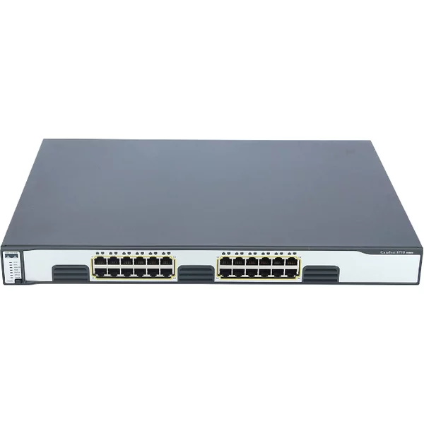 Cisco WS-C3750G-24T-E= | Catalyst 3750 Series 3750G-24T 24 X RJ-45 Ports 10/100/1000Base-T + 4 X Sfp Ports Layer 3 Managed 1U Rack-Mountable Gigabit Ethernet Network Switch-image