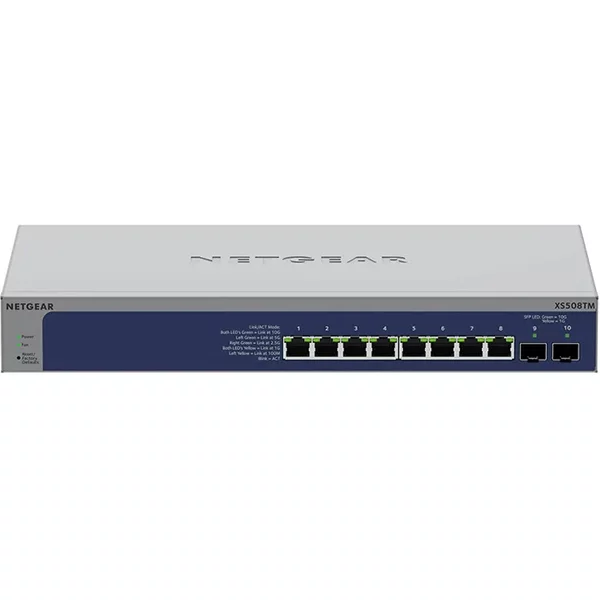 Netgear XS508TM-100NAS | XS508TM 8-Ports 10G Managed Network Switch-image