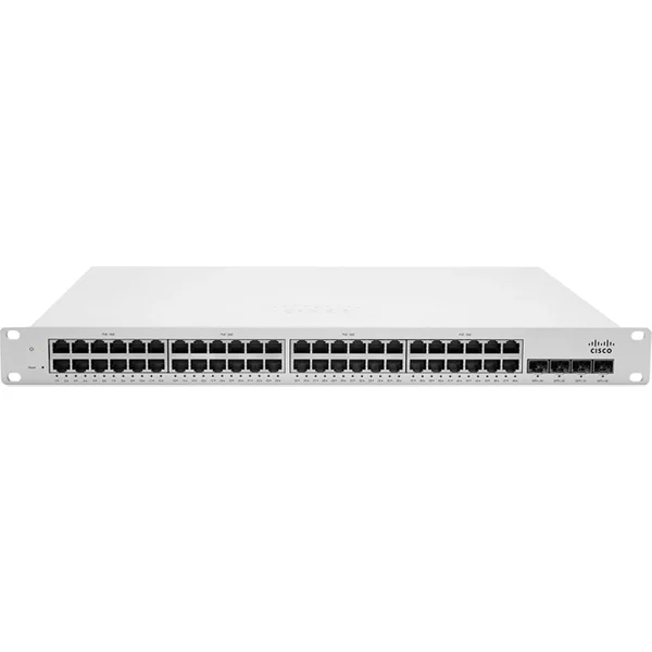 Cisco MS320-48FP-HW | Meraki MS320 Series MS320-24FP 48 X RJ-45 Ports Poe 10/100/1000Base-T + 4 X Sfp+ Ports Layer 3 Managed Rack-Mountable Gigabit Ethernet Network Switch-image