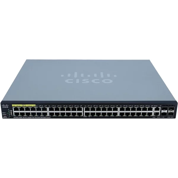 Cisco SG350X-48MP-K9= | Small Business 350X SG350X-48MP 48 X RJ-45 Ports Poe+ 10/100/1000Base-T 4 X Sfp+ Ports Layer 3 Stackable Managed Rack-Mountable Gigabit Ethernet Network Switch-image