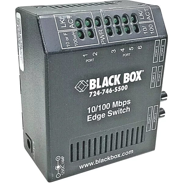 Black Box LBH240A-ST | LBH240 Series 10/100Base-T Fast Ethernet Hardened Temperature Switch-image