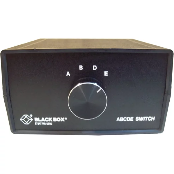 Black Box SWL026A-FFFFF | Abcde (4 To 1) Switch 25 Leads Serial Or Parallel (For Pc User-image