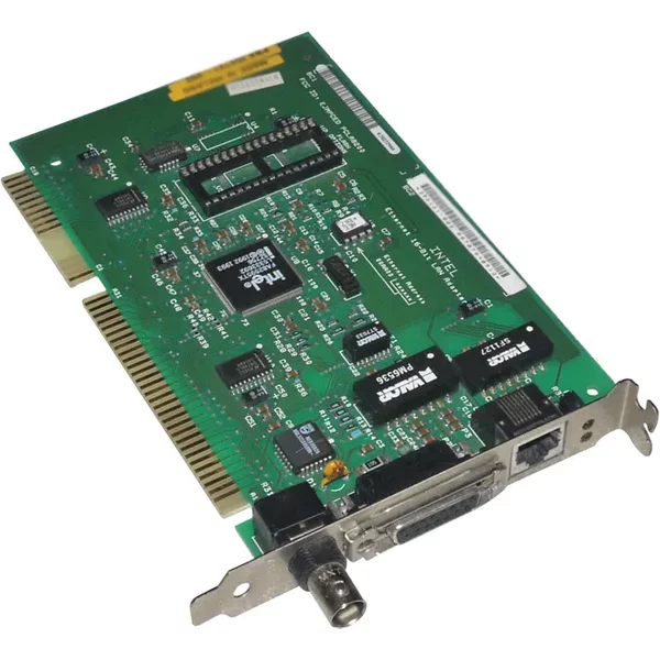 Intel 352122-002 | 16-Bit Ethernet Isa Lan Adapter RJ45/AUI/BNC-image
