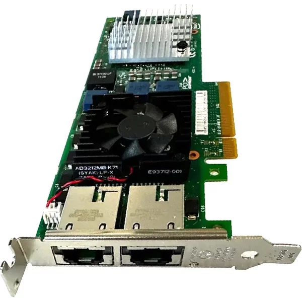 Intel E10G42BT | 2-Ports RJ-45 10Gb/S 10Gbase-T Pci Express 2.0 X8 Gigabit Ethernet Converged Server Network Adapter Card-image