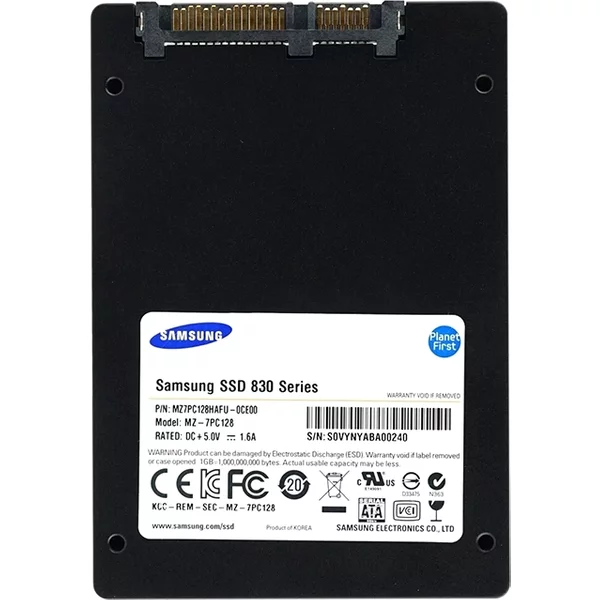 Samsung MZ-7PC128B/WW | 830 Series 128GB 2.5-Inch 6Gb/S Sata Nand Mlc (Basic Kit) Solid State Drive-image