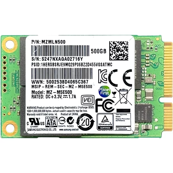 Samsung MZ-M5E500 | 850 Evo Series 500GB Msata 6Gb/S Sata 512MB Cache V-NAND Solid State Drive-image