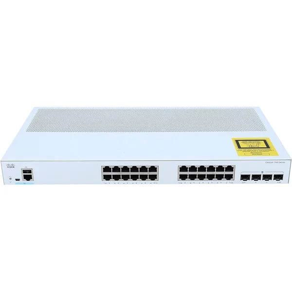 Cisco C1000FE-24T-4G-L-RF | Catalyst 1000 Series 24 X RJ-45 Ports 10/100Base-Tx 2 X Sfp Ports 2 X Uplink 1G Combo Ports Layer 2 Managed Rack-Mountable Fast Ethernet Modular Switch-image
