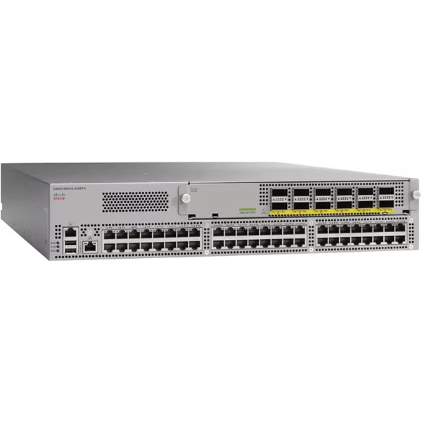 Cisco N9K-C9396TX= | Nexus 9000 Series 48 X Ports 10Gbase-X + 12 X Qsfp+ Ports Layer 3 Managed 2U Rack-Mountable Gigabit Ethernet Network Switch-image
