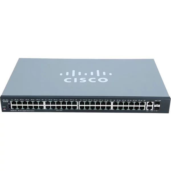 Cisco SG250-50-K9-NA-RF | Small Business 250 Series 48 X Ports X 10/100/1000Base-T + 4 X Sfp Layer 3 Managed Rack-Mountable Gigabit Ethernet Network Switch-image