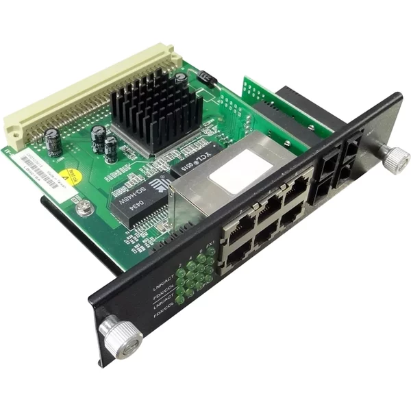 Black Box LB9218A | Nib-Modular Express Ethernet Switch 2-Port Fiber 6-Port Copper-image